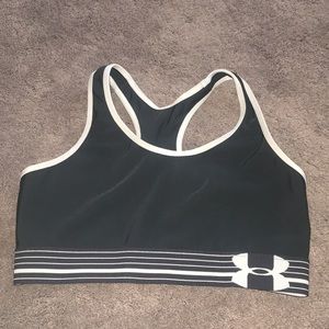Black under armor sports bra